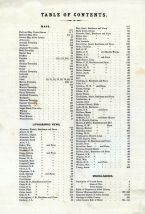 Table of Contents, Allen County 1880